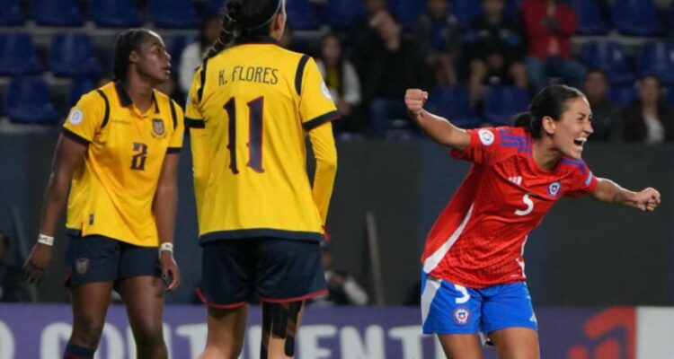 Chile venció a Ecuador por la Copa América femenina