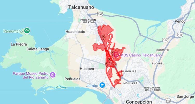 Corte de luz mantuvo a más de 18 mil clientes sin suministro en Talcahuano y Hualpén