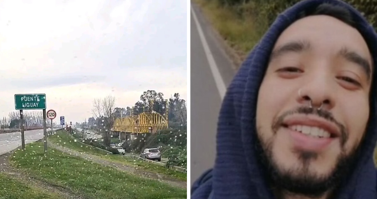 Imagen del Puente Liguay en referencia al lugar donde encontraron a Cristopher Alarcón