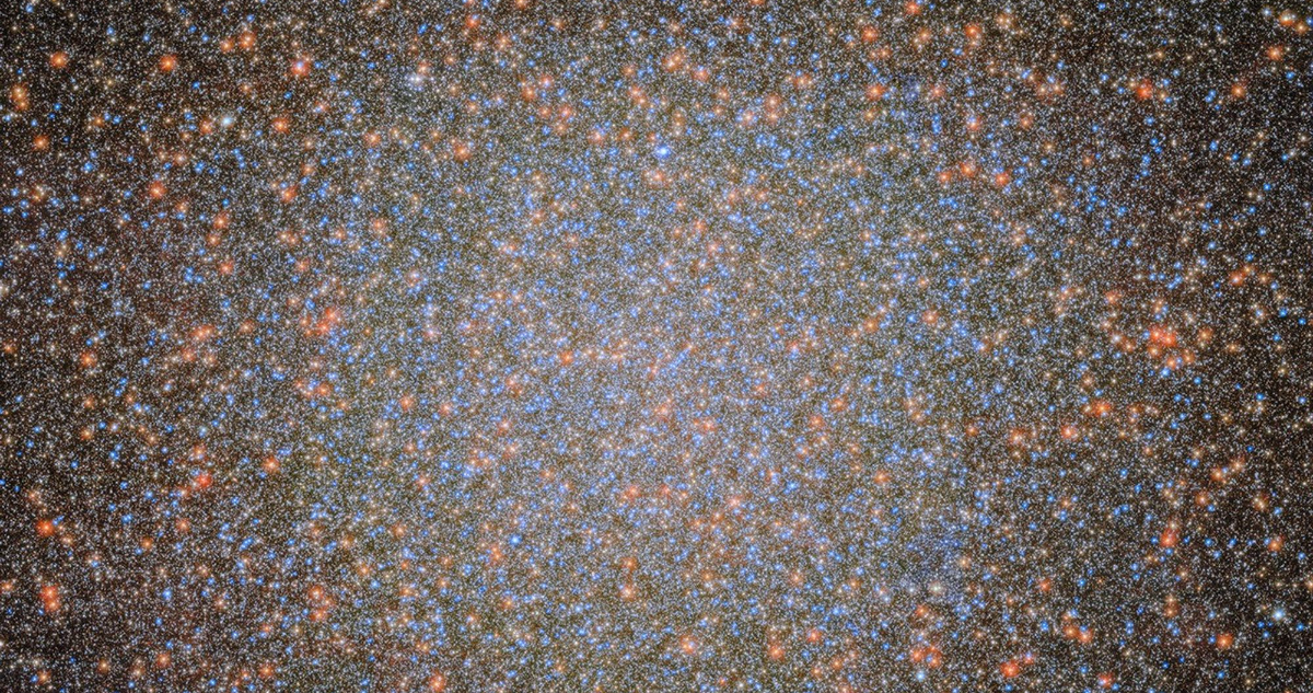 Foto del cúmulo estelar Omega Centauri, donde estaría la prueba de que la Vía Láctea devoró a otra galaxia