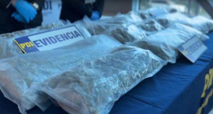 Detenidos por traslado de marihuana desde la RM a Puerto Montt