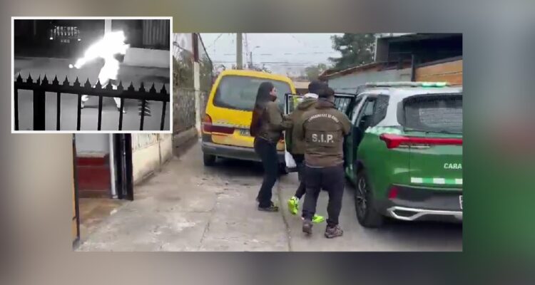 Detienen a sujeto que arrojó molotov a casa de expareja en Hualpén