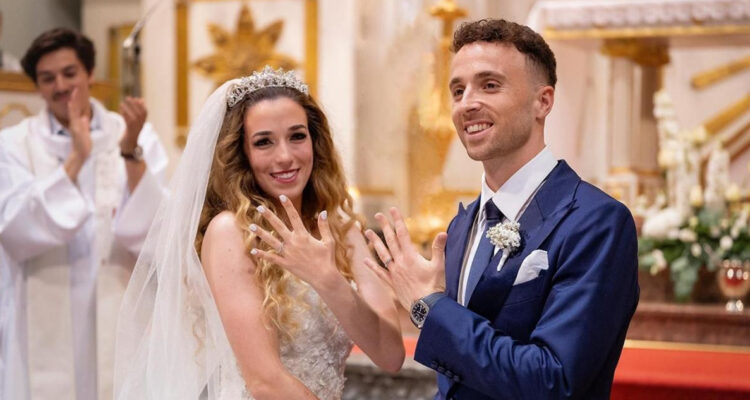 Diogio Jota y su esposa