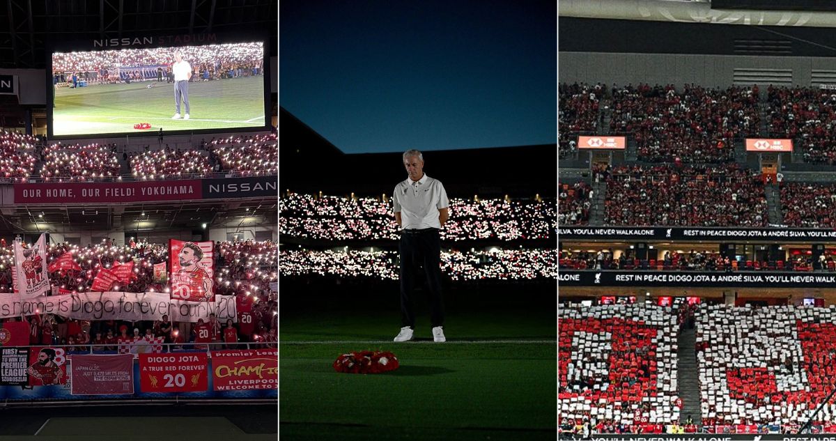 El homenaje a Diogo Jota en partido amistoso del Liverpool en Japón
