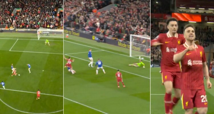Diogo Jota, su último golazo defendiendo a Liverpool