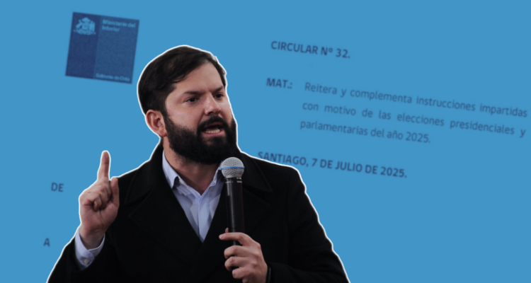 Tras críticas a Boric: circular de Interior refuerza prescindencia y fija plazo fatal para renuncias