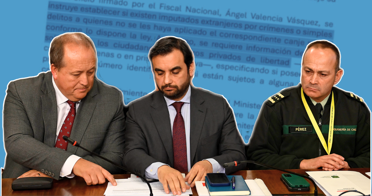 El oficio urgente de Fiscalía a Gendarmería exige cifra de presos extranjeros, sus delitos y sus RUN