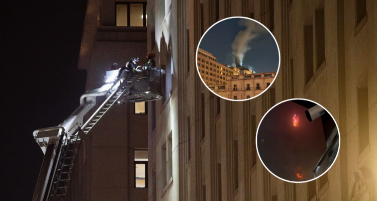 Subsecretaria de Hacienda descarta daños críticos tras incendio: “No hay afectación de oficinas”