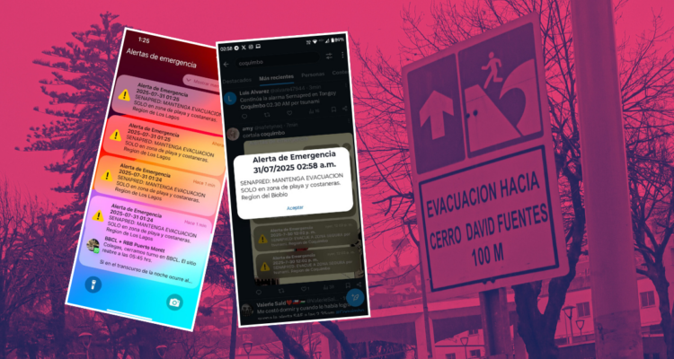 En plena madrugada: Senapred activa mensajería SAE para informar “Estado de Precaución” en 7 regiones