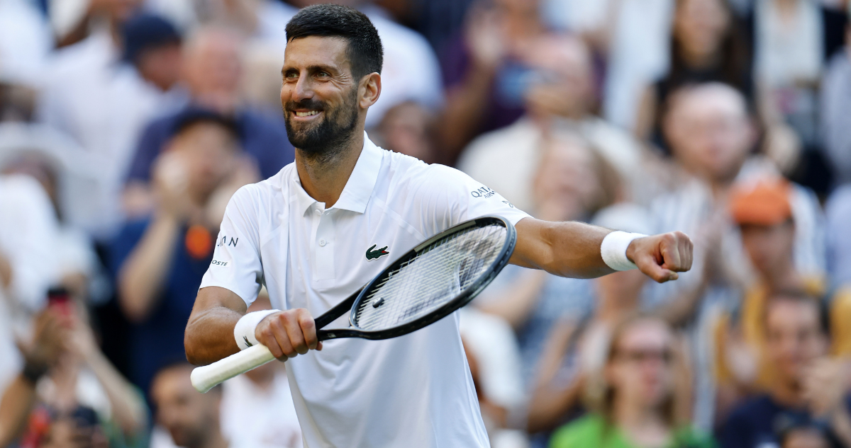 Djokovic remonta ante italiano Cobolli y se medirá ante Sinner en semifinal de Wimbledon