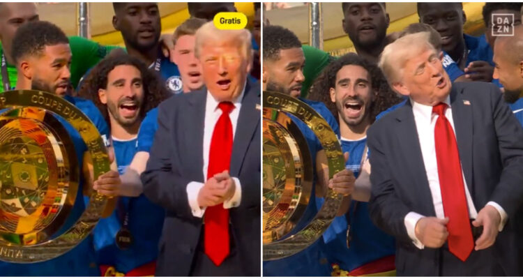 Donald Trump festeja con el Chelsea en Mundial de Clubes