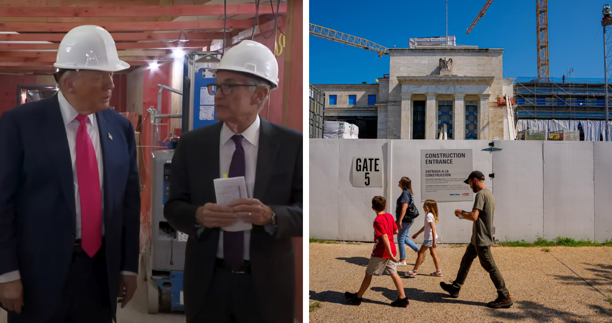 Trump en la Reserva Federal: critica millonaria renovación y Powell le corrige frente a la prensa