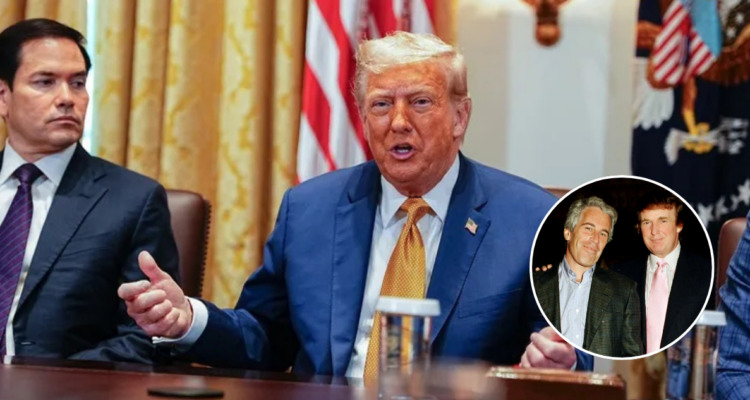 Lo había negado: revelan que Justicia de EEUU le avisó a Trump que su nombre está en archivos Epstein