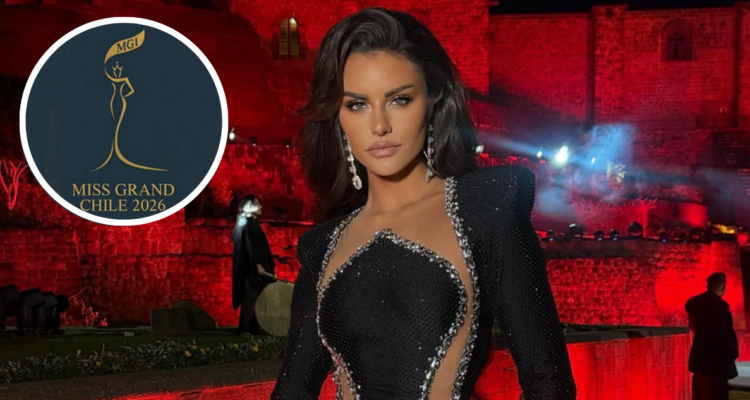 Emilia Dides en Miss CUsco y en miniatura logo del Miss Grand International