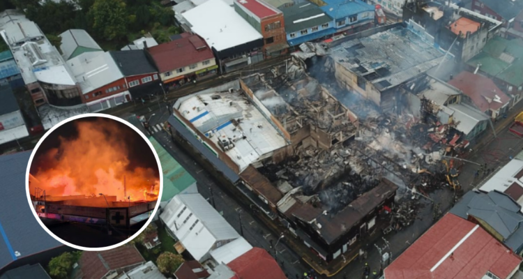 Emprendedores aún no reciben recursos prometidos por GORE tras gran incendio en centro de Ancud