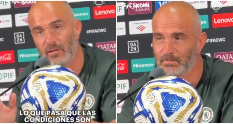 Enzo Maresca en conferencia de prensa