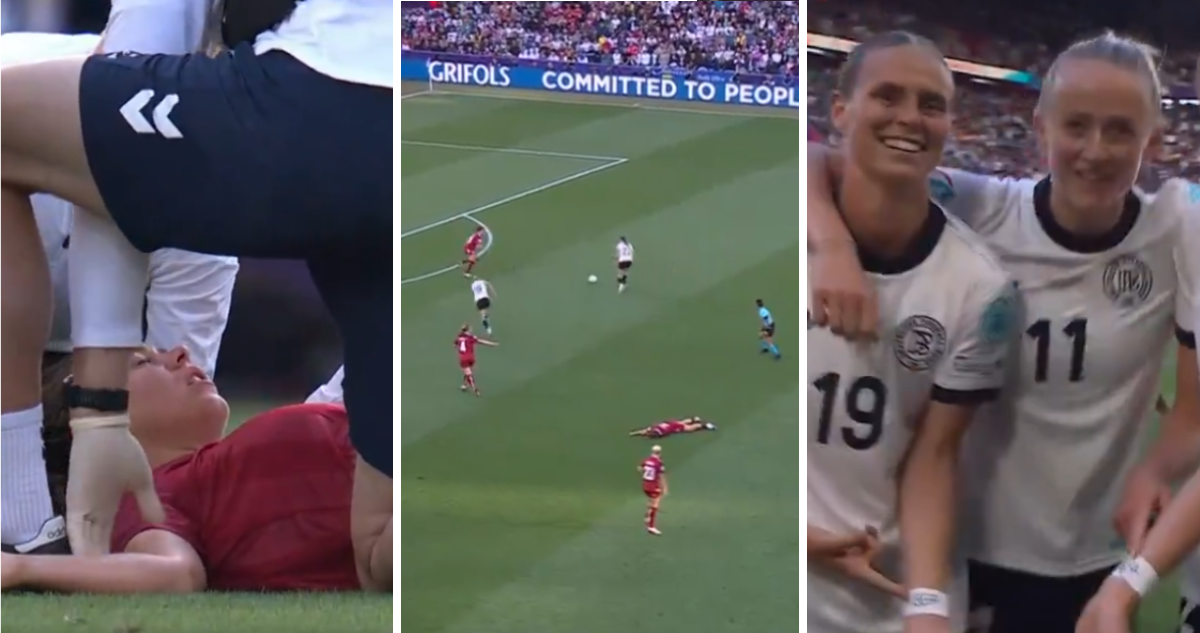 Danesa ‘noqueada’ le dio triunfo a Alemania en la Eurocopa Femenina.