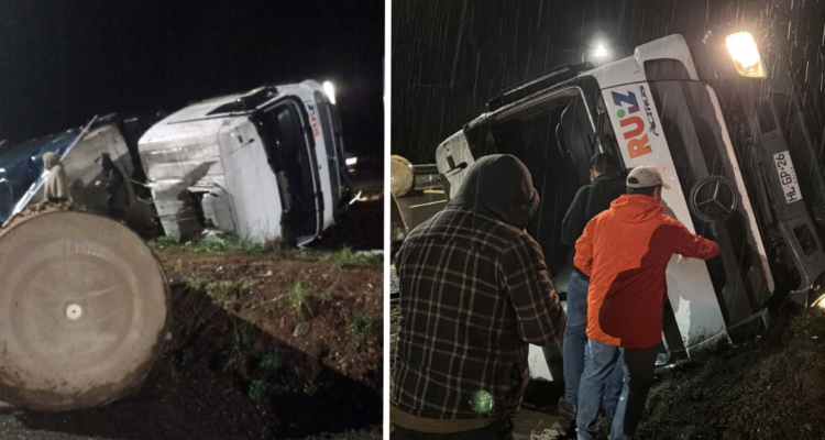 Una persona falleció luego de chocar en un camión en Loncoche.