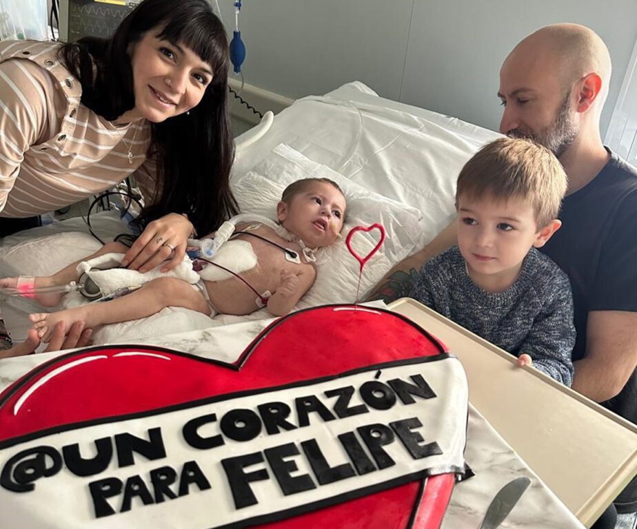 Felipe y su familia