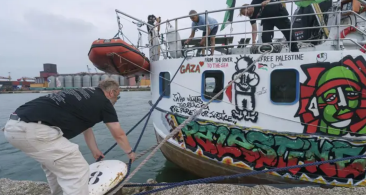 El buque Handala habría sido interceptado por Israel.