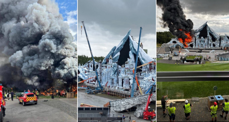 FOTOS | Así quedó el principal escenario de Tomorrowland tras voraz incendio