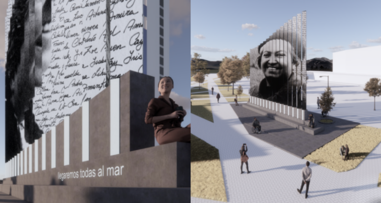 Este es el monumento a Gabriela Mistral que acompañará a Baquedano en la Nueva Alameda-Providencia