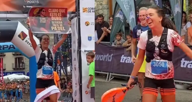 Ultrarunner española Leire Fernández se burló del pádel tras ganar maratón