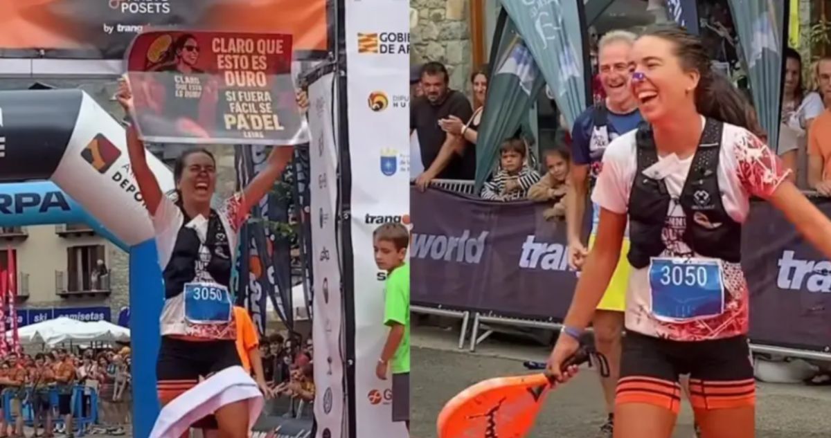 Ultrarunner española Leire Fernández se burló del pádel tras ganar maratón