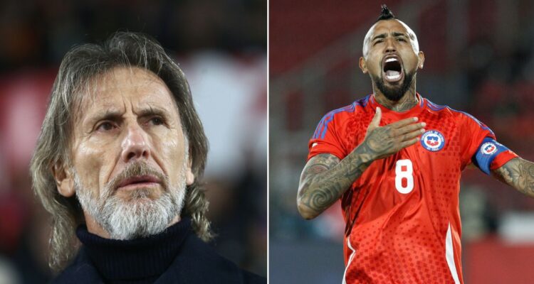 Gareca Vidal La Roja