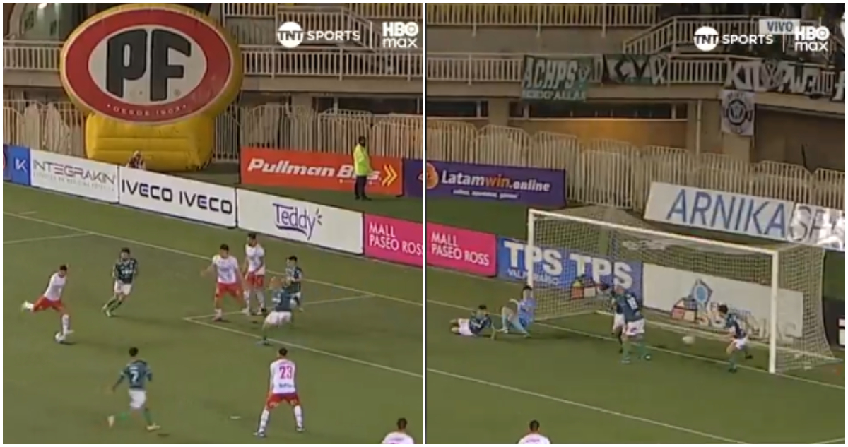 Gol de Bairo Riveros a Wanderers