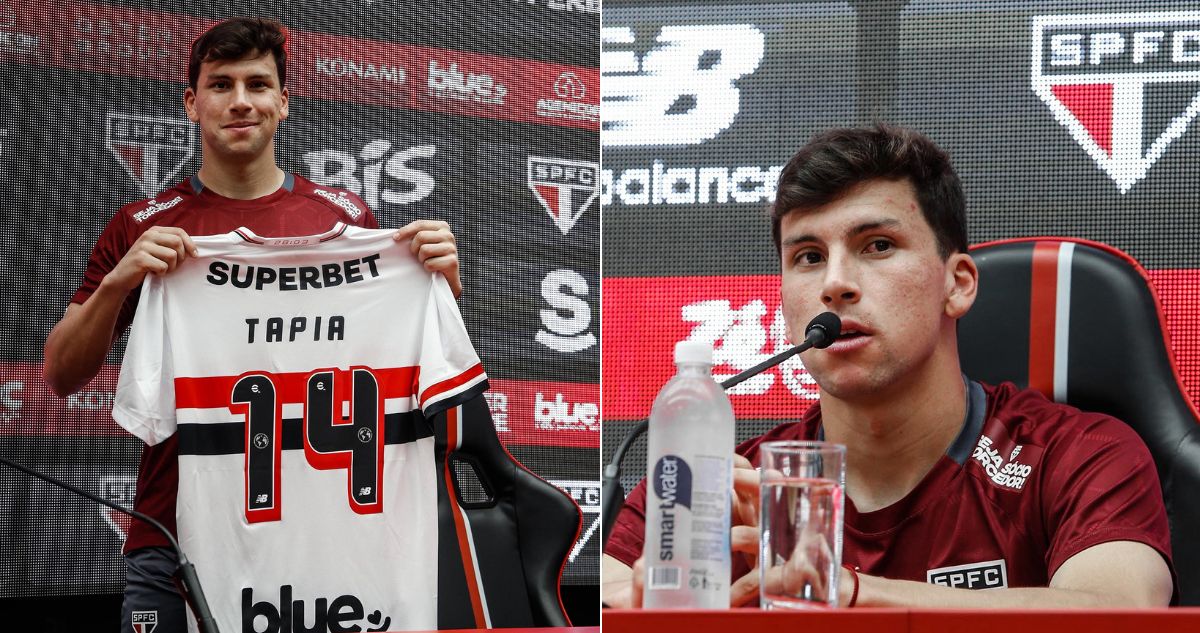 Gonzalo Tapia y su primera conferencia en Brasil: llenó de elogios a Tiago Nunes