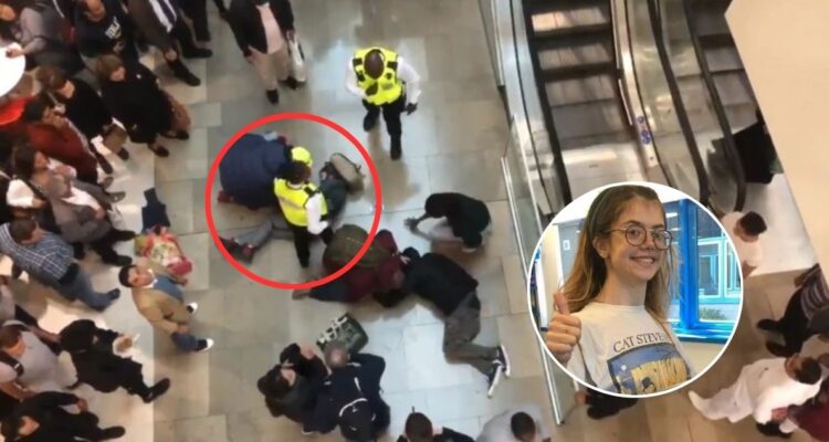Hombre saltó de tercer piso en mall de Londres para matarse: cayó sobre joven y la dejó paralítica