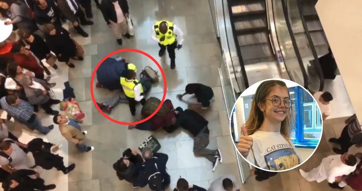 Hombre saltó de tercer piso en mall de Londres para matarse: cayó sobre joven y la dejó paralítica