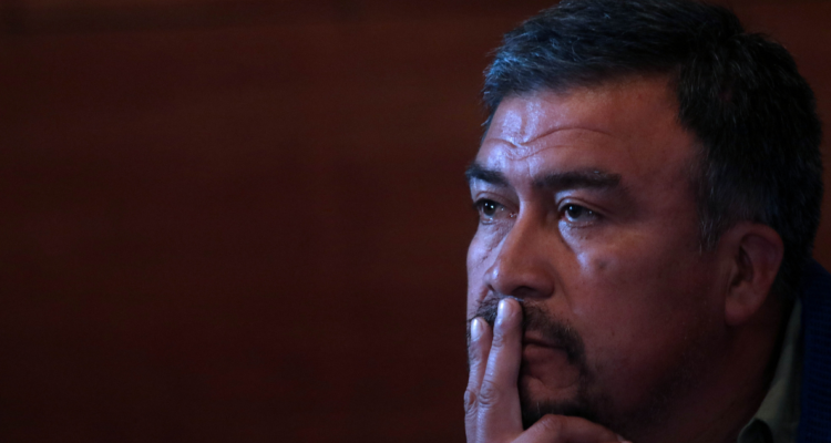 Imagen de Héctor Llaitul por petición de cambio de ficha de clasificación