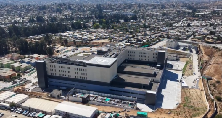 Imagen desde el aire del Hospital Provincial Marga Marga