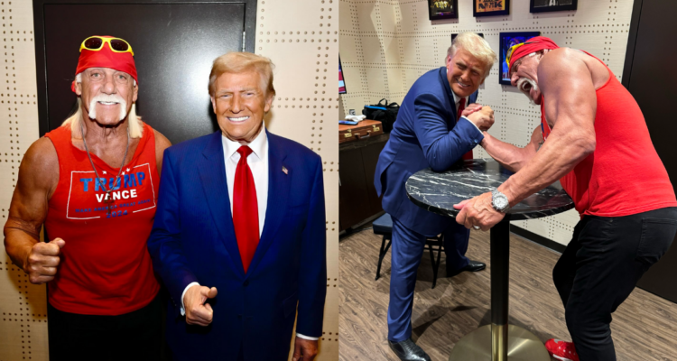 Hulk Hogan junto a su amigo Donald Trump