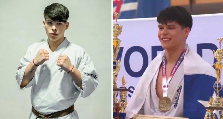 Ian Tapia es nuevo campeón mundial de karate kyokushin.