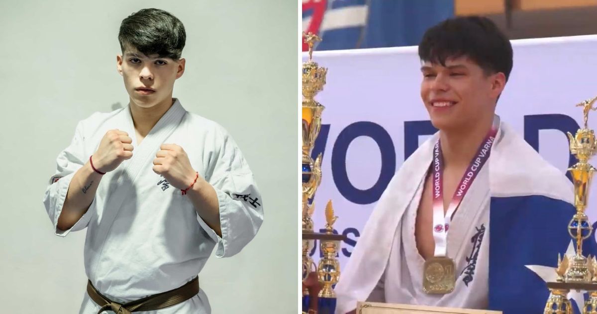 Ian Tapia es nuevo campeón mundial de karate kyokushin.