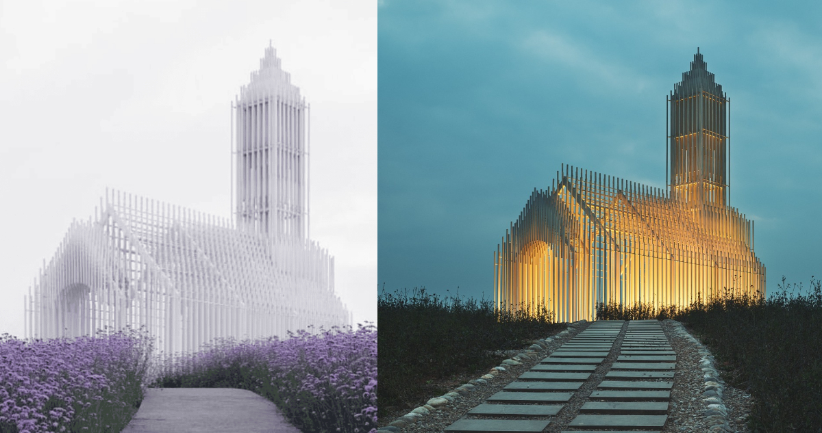 Iglesia china que parece una alucinación
