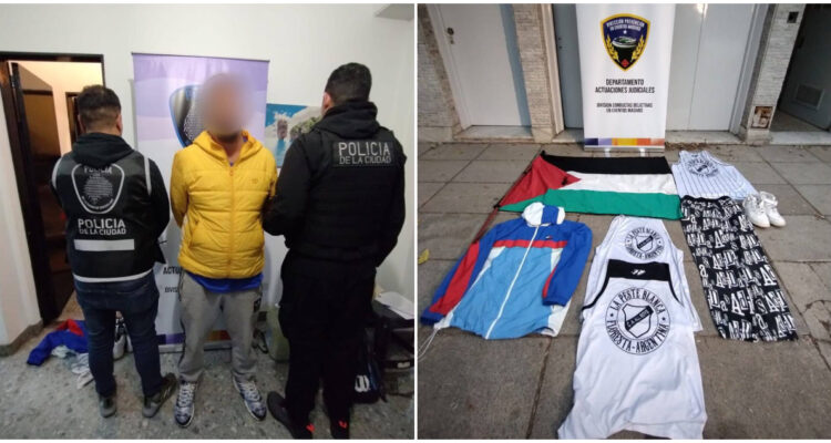 Incautación a barra de All Boys en Argentina
