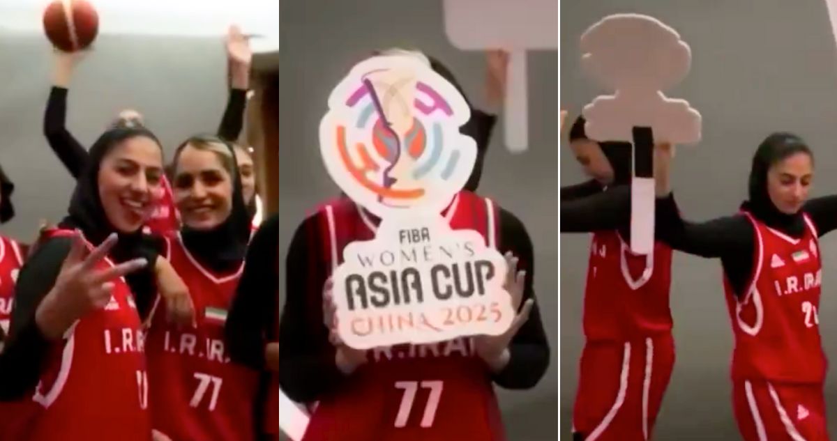 Irán censura video basquetbolistas selección
