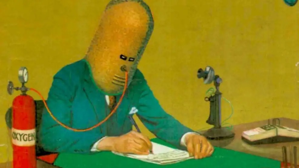 El "Isolator": la historia de la perturbadora escafandra para trabajar aislado del mundo
