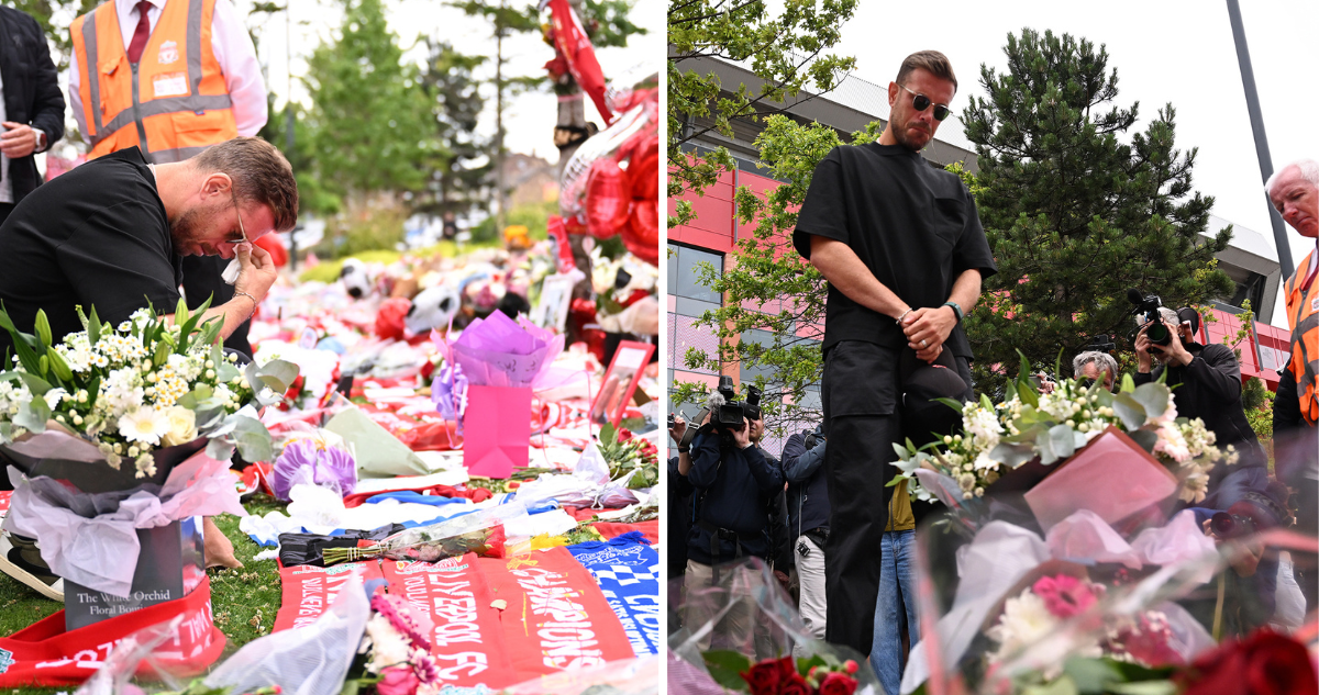 Jordan Henderson lloró durante homenaje a Diogo Jota.