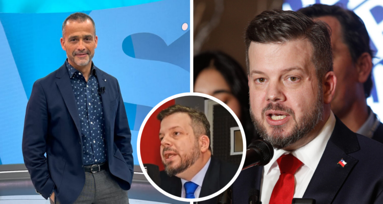 Iván Núñez y Johannes Kaiser en referencia a reacción del candidato presidencial a una pregunta en entrevista