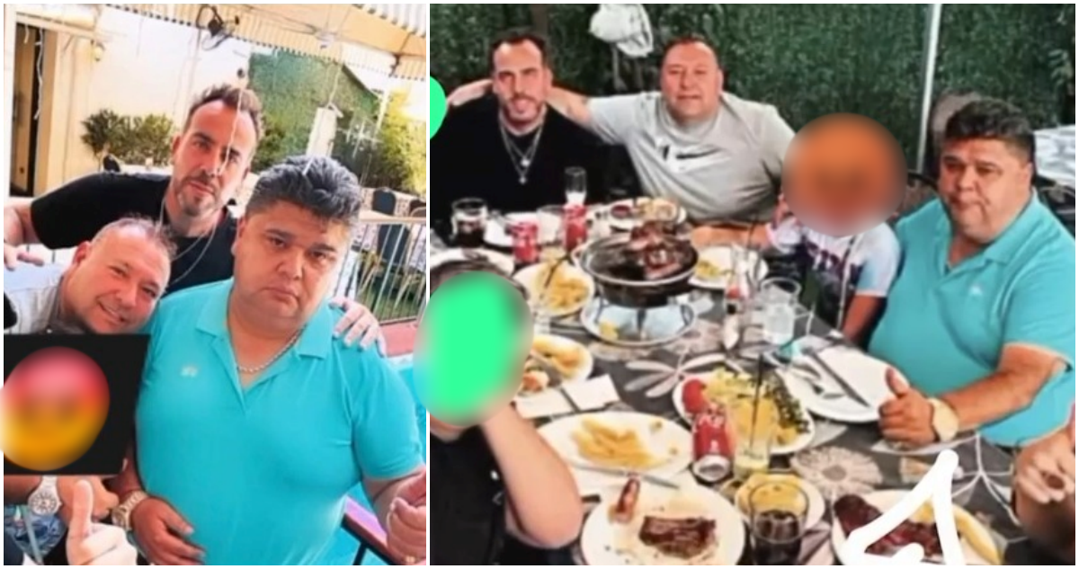 Las fotos del dueño de "La Vaquita Sabrosa" con Kaminski y el "Rey de Meiggs"