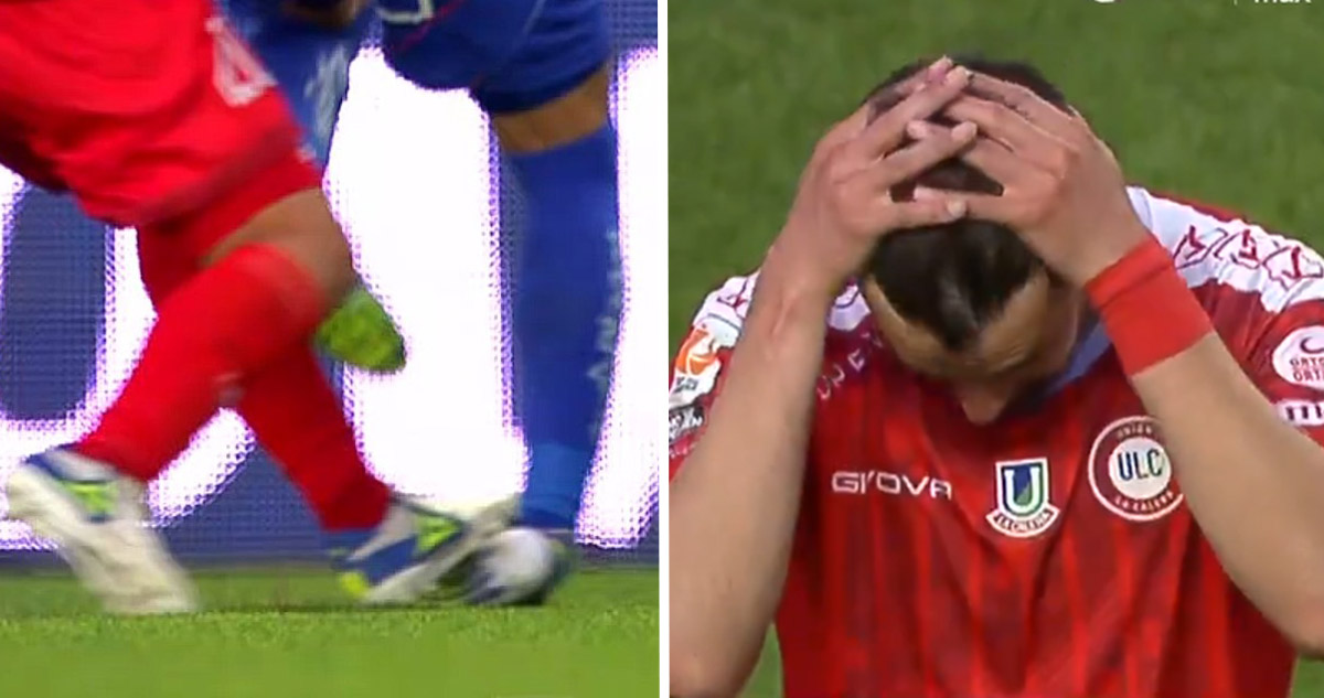 Diego Monreal fue expulsado en La Calera ante La U.