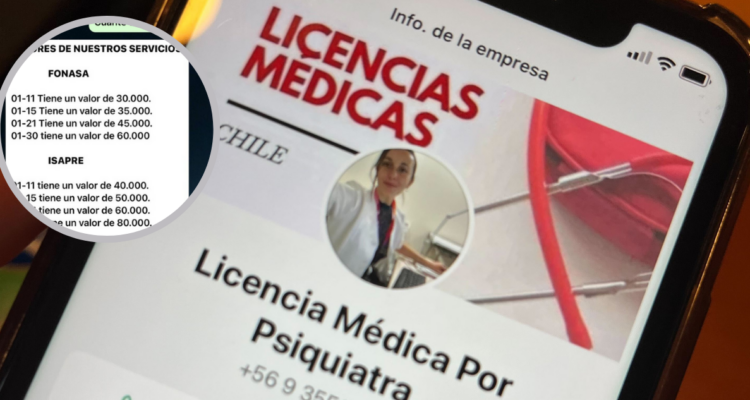 Hasta 1.000 licencias al mes: suplantan identidad de médicos para vender licencias por WhatsApp