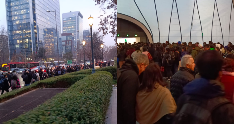 Reportan aglomeraciones por suspensión del servicio en estaciones de la Línea 1 del Metro