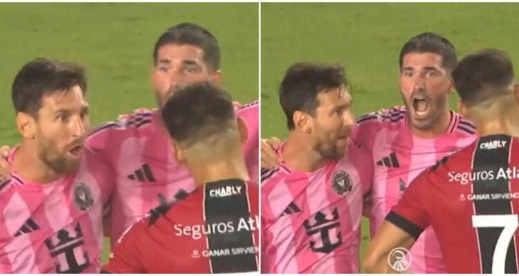 Lionel Messi y su episodio con Matías Coccaro en el Inter Miami Atlas de México