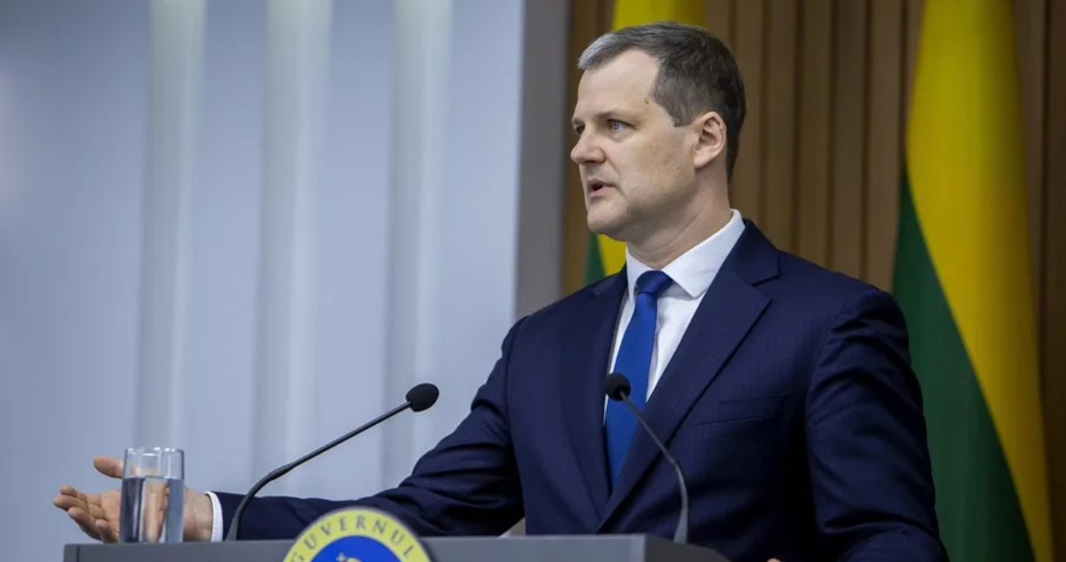 Imagen de archivo del exprimer ministro de Lituania, Gintautas Paluckas 